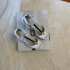 Aldo White Platform Heels